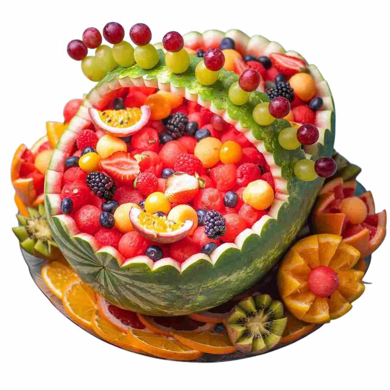 Classic Watermelon Fruit Bowl Special Platter