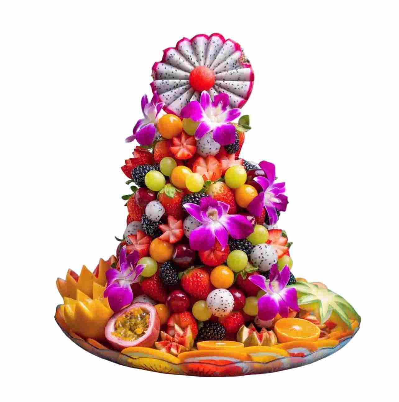 Premium Cone Style Celebration Fruit Platter