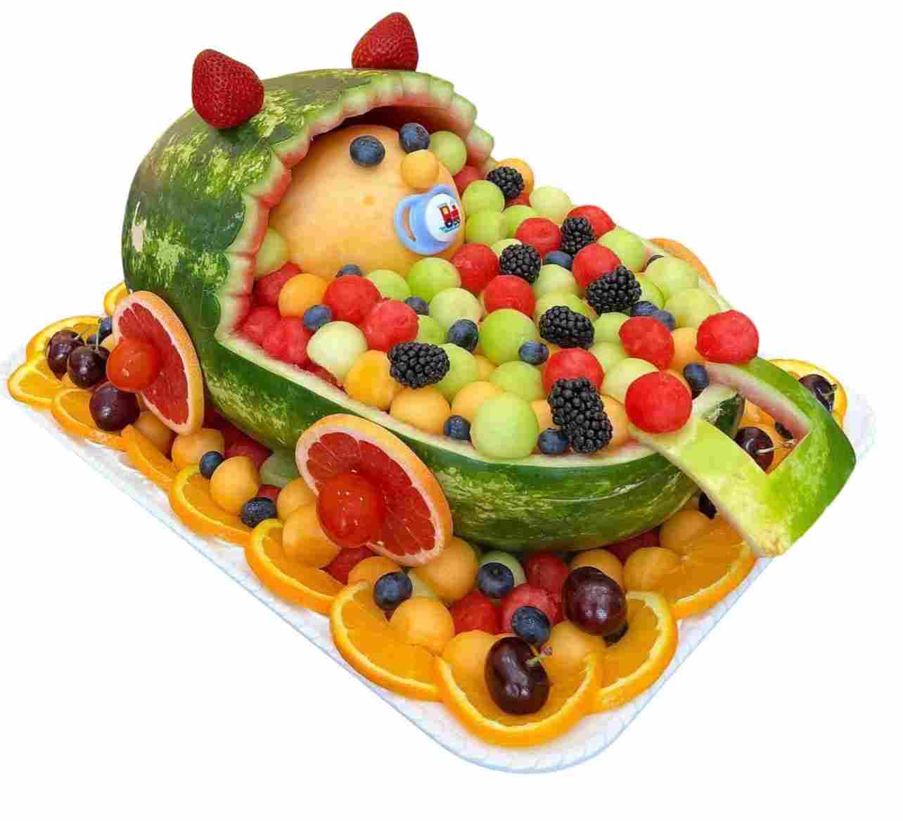 Creative Watermelon Animal Theme Platter