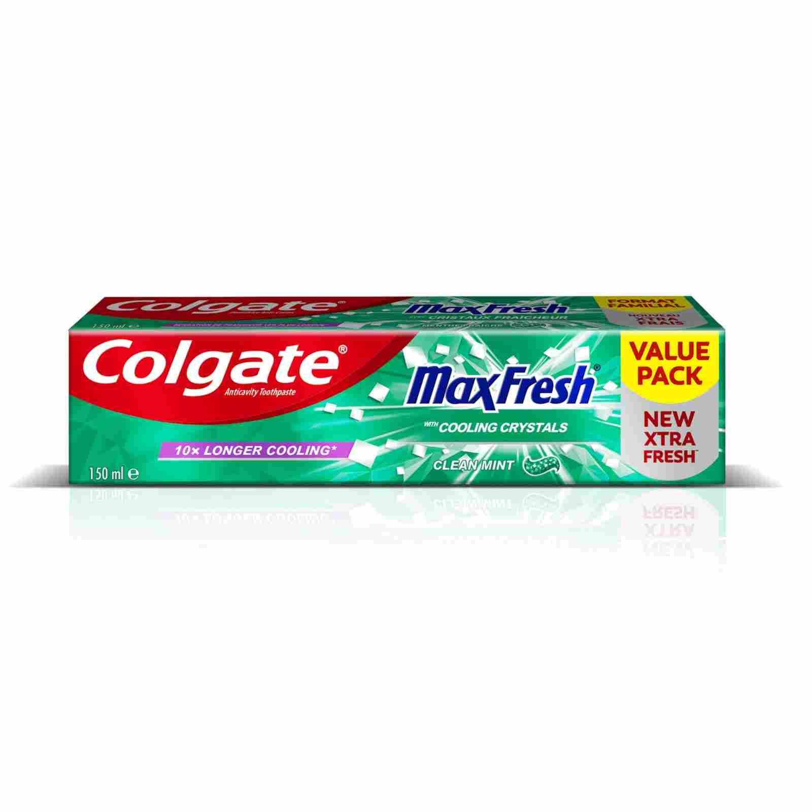 Colgate Max Fresh Clean Mint Toothpaste with Cooling Crystals