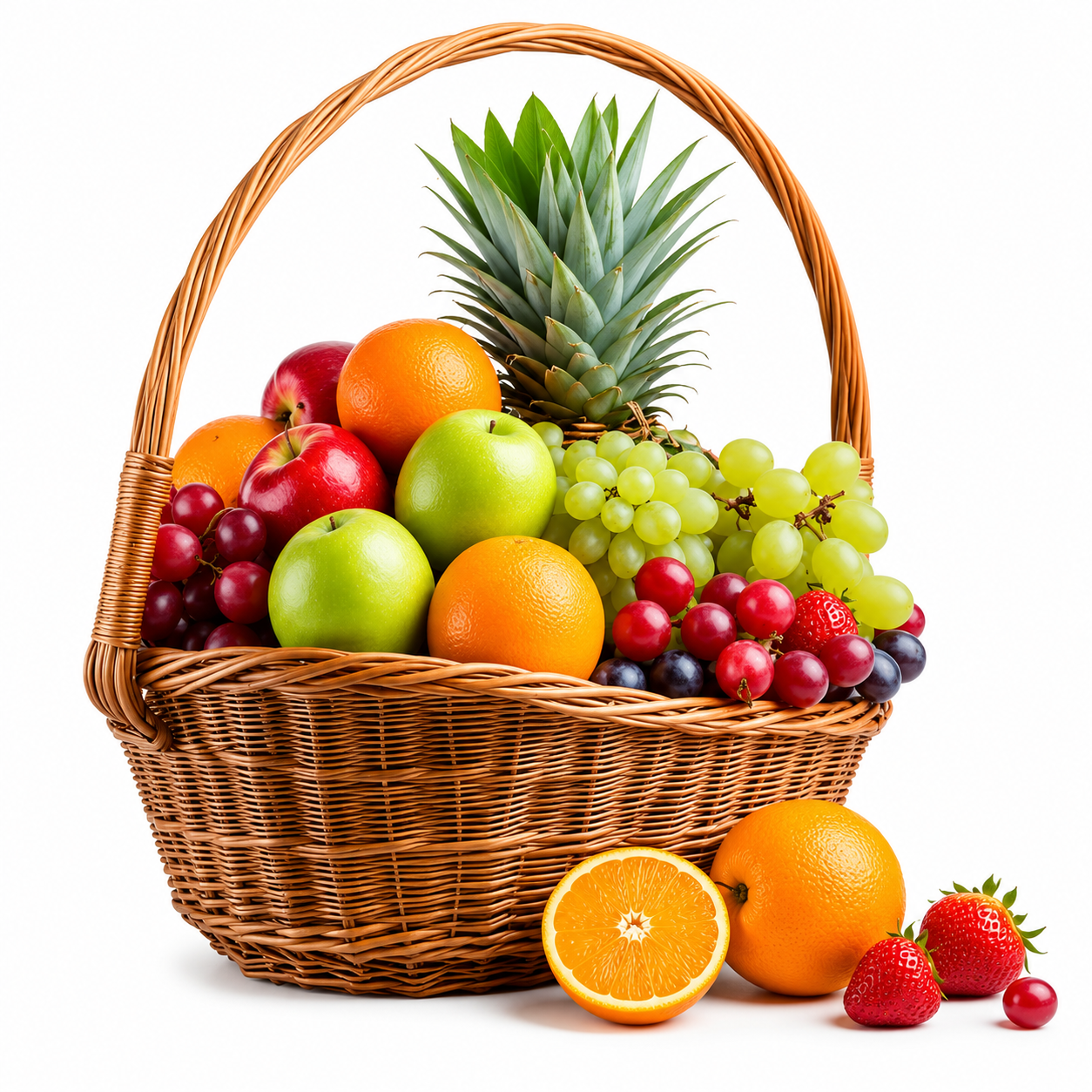 Fresh Assorted Fruit Basket
