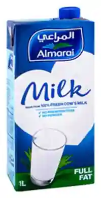 Almarai Long Life Full Fat Milk - preservatives free, powder free - Bag of Green