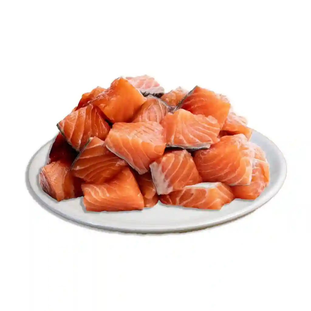 Frozen Salmon Cube - Bag of Green