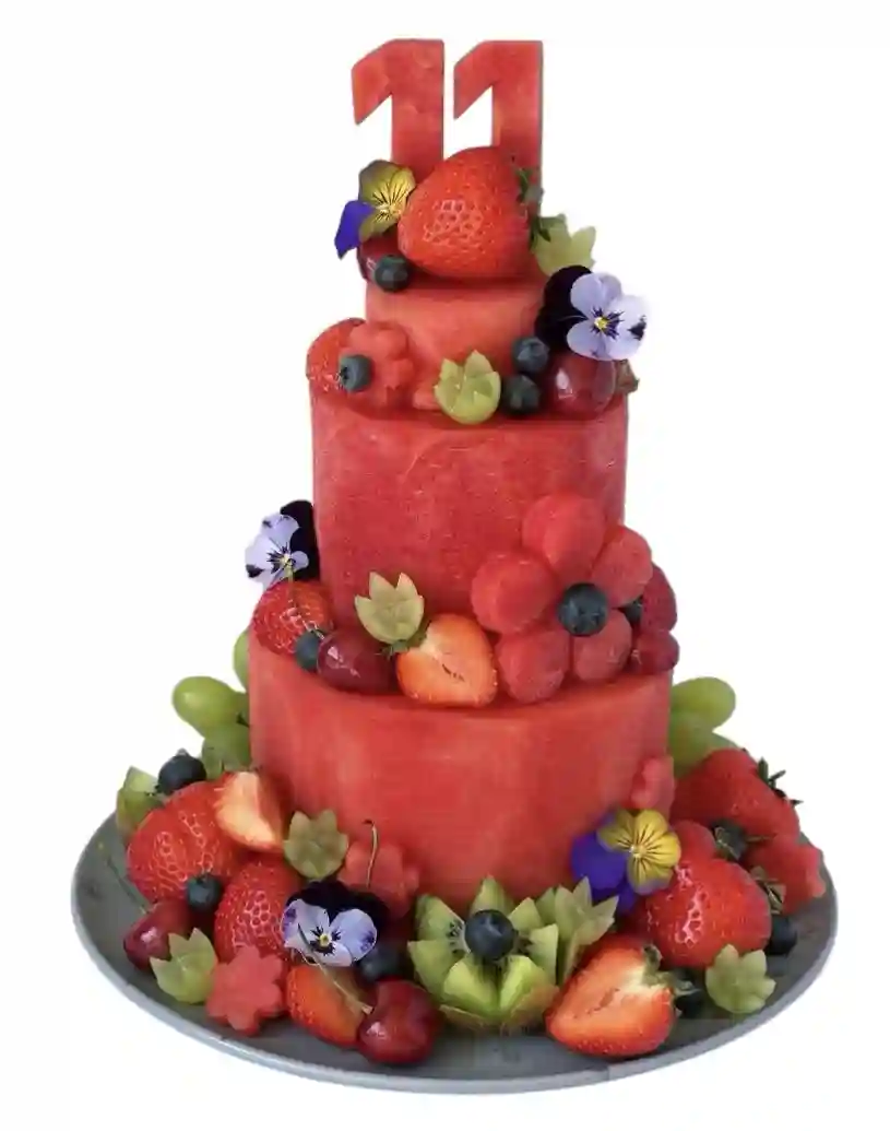 Watermelon Fruit Tower (Double Tier)