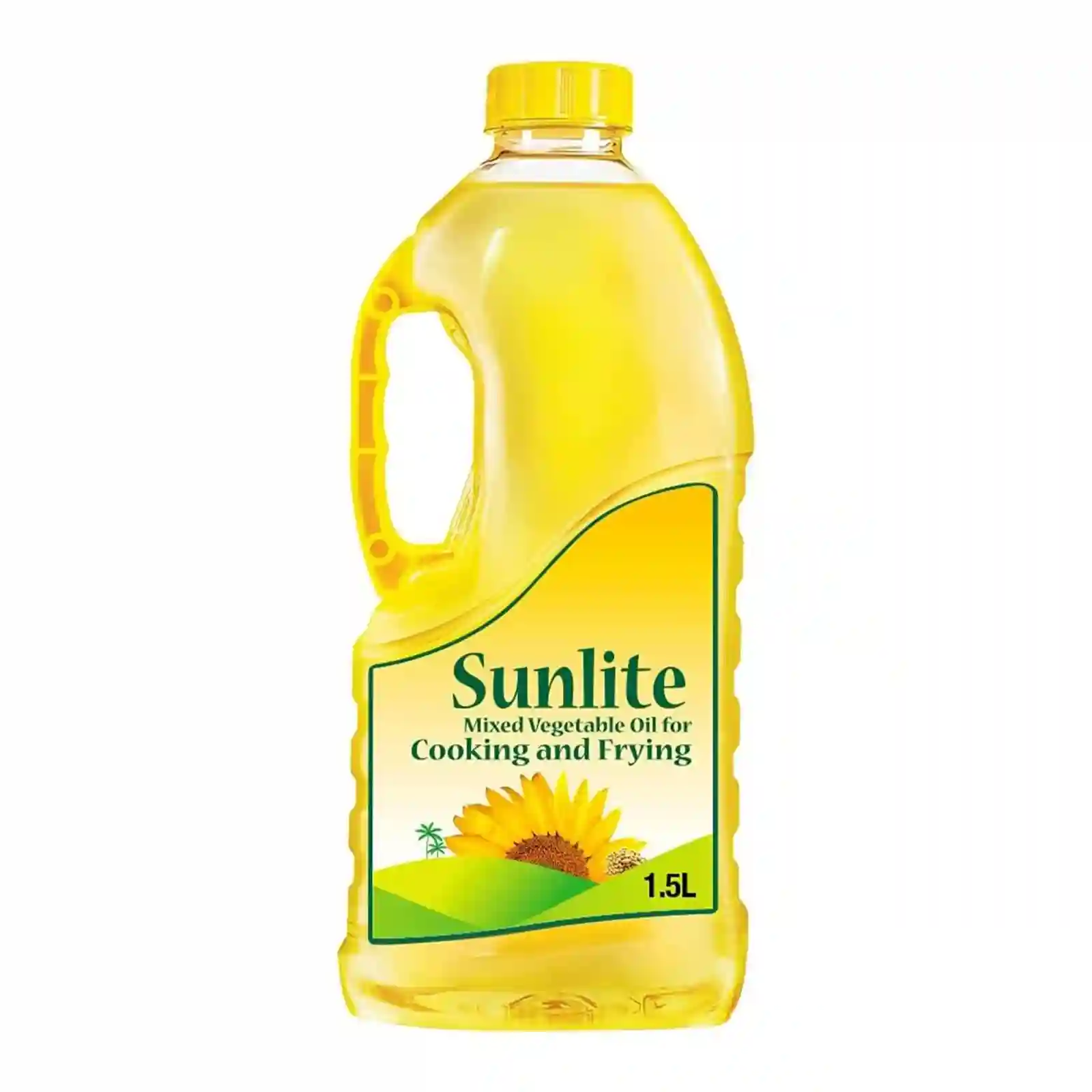 Sunlite Mixed Vegetable Oil 1.5 Litres - Bag of Green