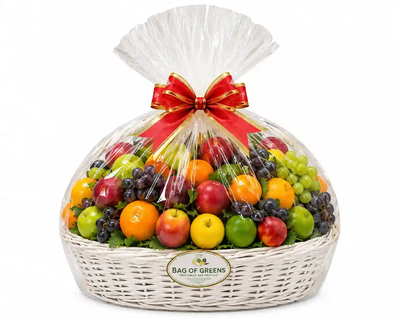 Luxury Fresh Fruit Basket - Bag of Green