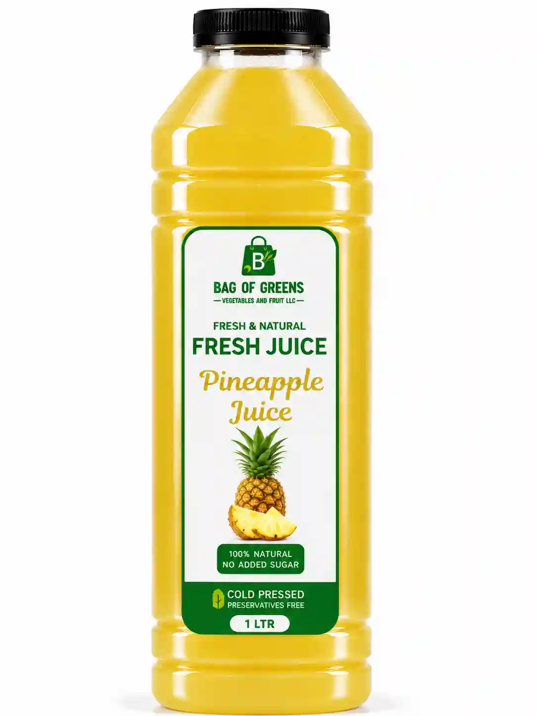 Fresh Pineapple Juice - Bag of Green