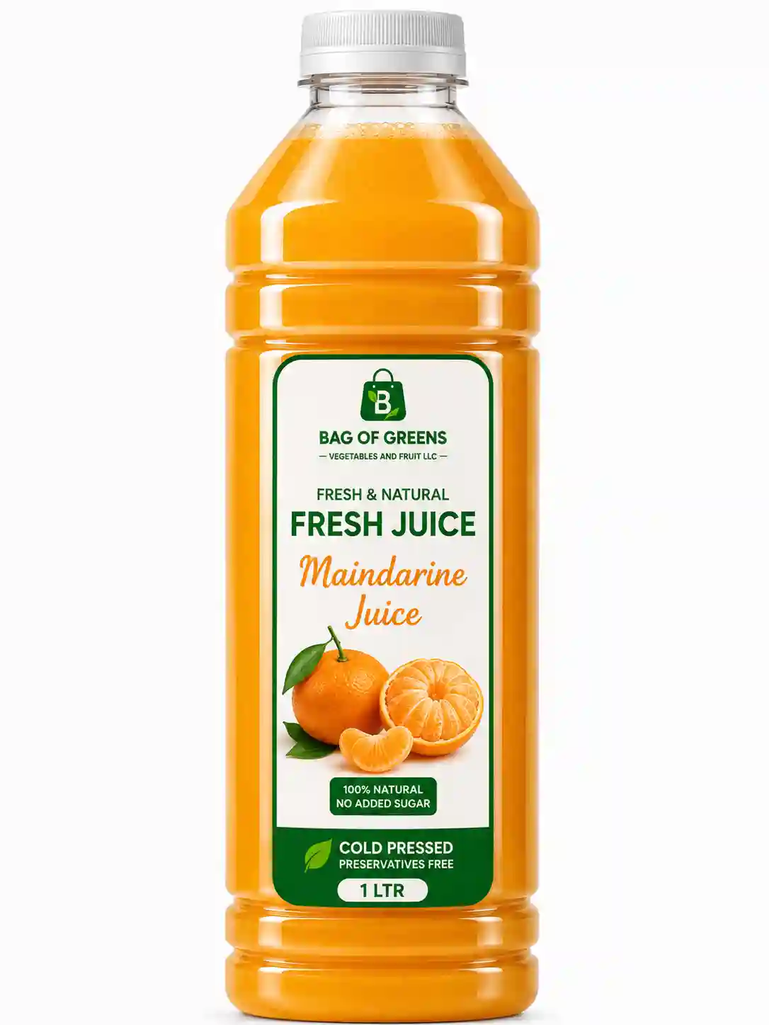Fresh Mandarin Juice - Bag of Green