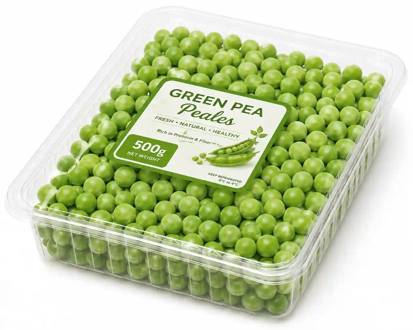 Bag Of Greens  Green Peas Peeled - Bag of Green