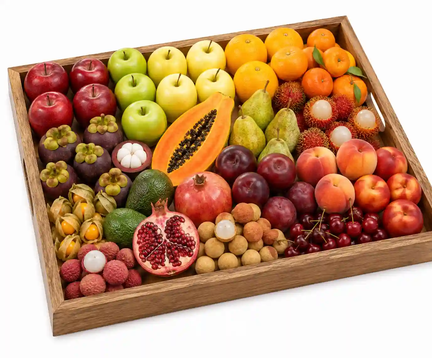 Premium Exotic & Seasonal Fruit Basket - Bag of Green