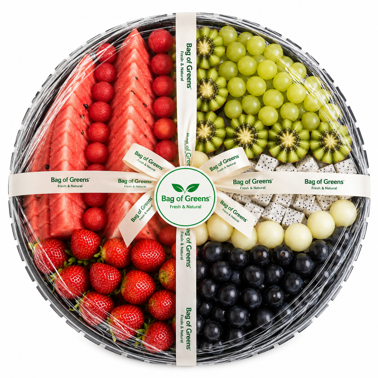 UAE Flag Cut Fruits Platter