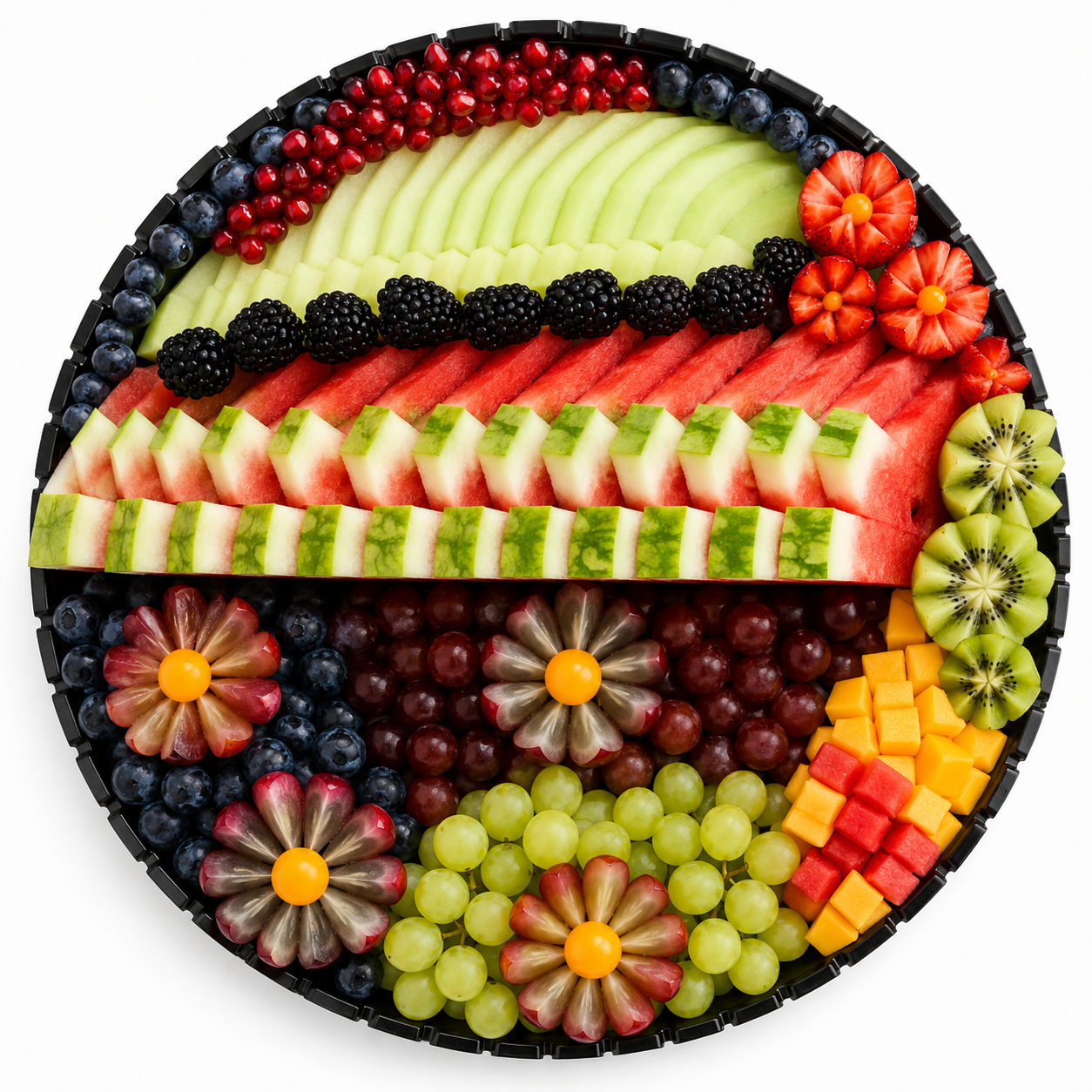 Berries Watermelon Platter - Bag of Green