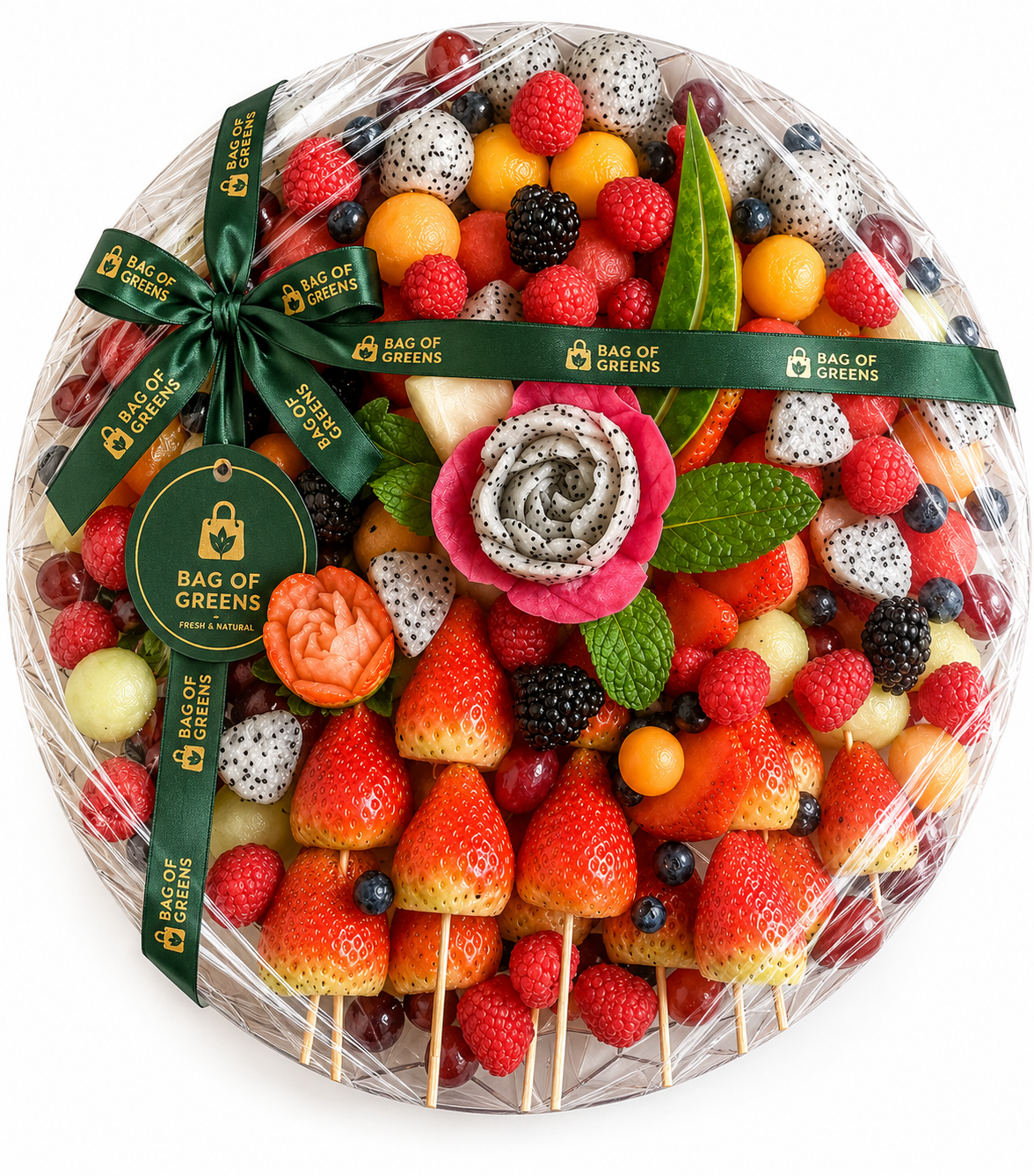 Fruit Platter with 10 Skewers