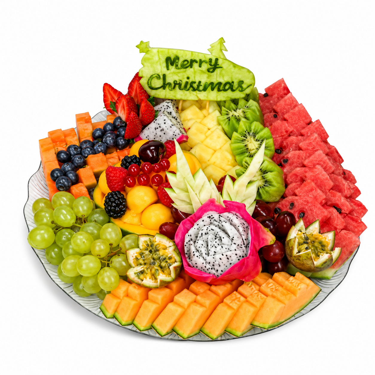 Merry Berry Platter - 30cm - Bag of Green