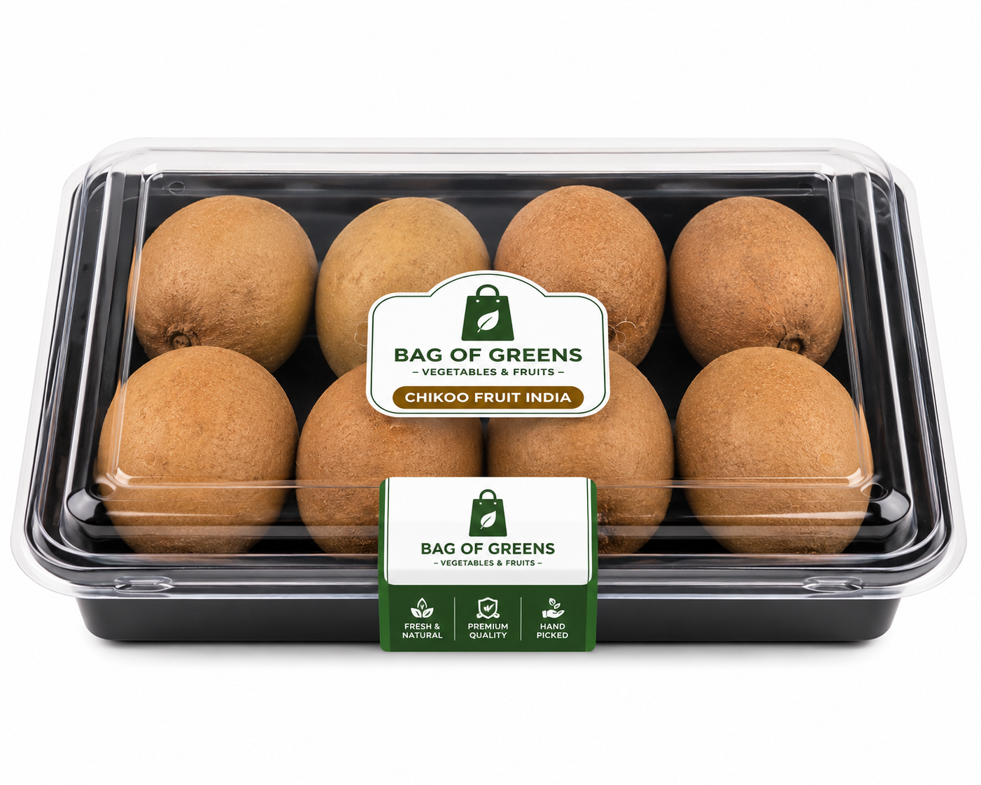 Chikoo Fruit India - Bag of Green