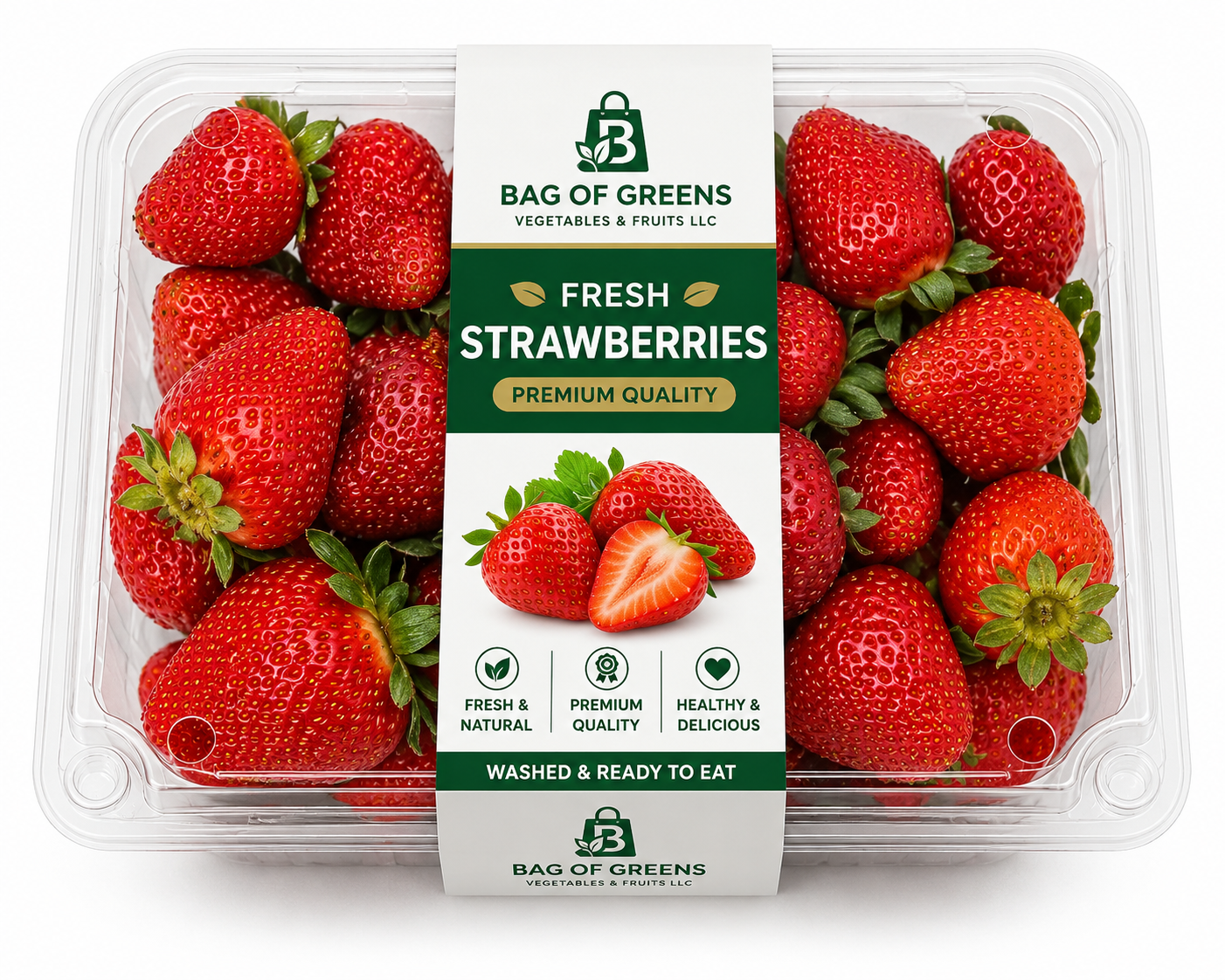 Strawberries - Bag of Green