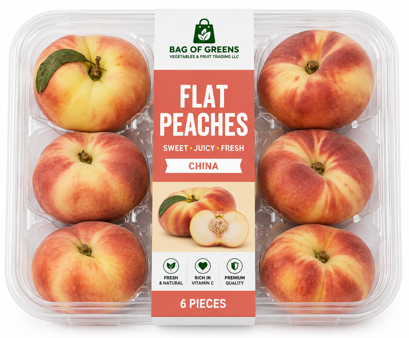 Peaches Flat - Bag of Green