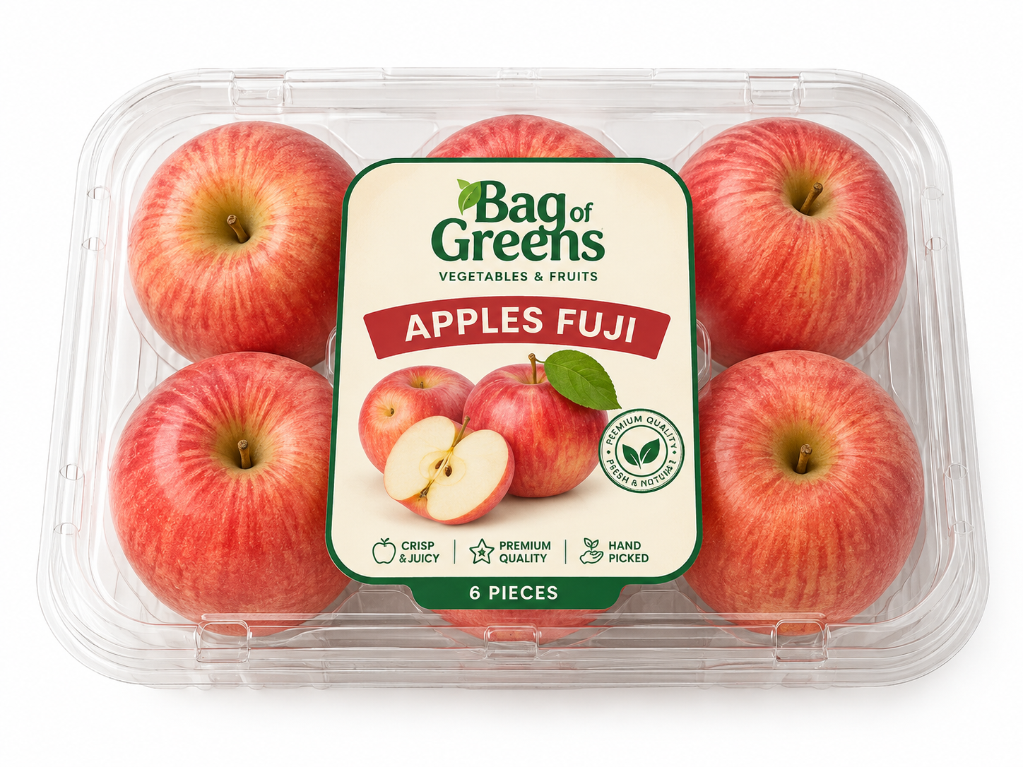 Apples Fuji - Bag of Green