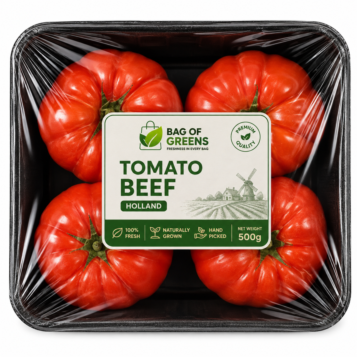Tomato Beef - Bag of Green