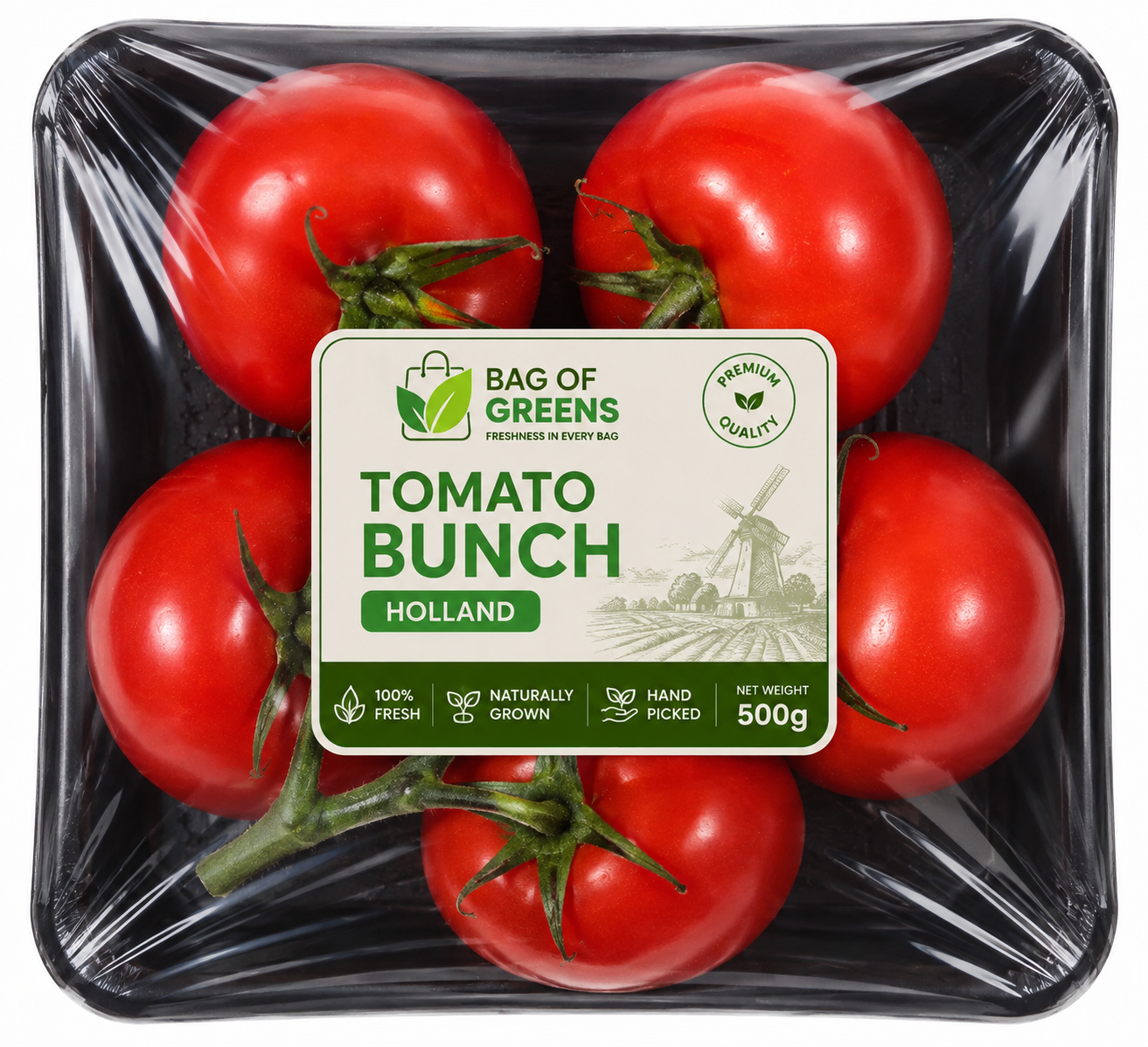 Tomato Bunch - Bag of Green