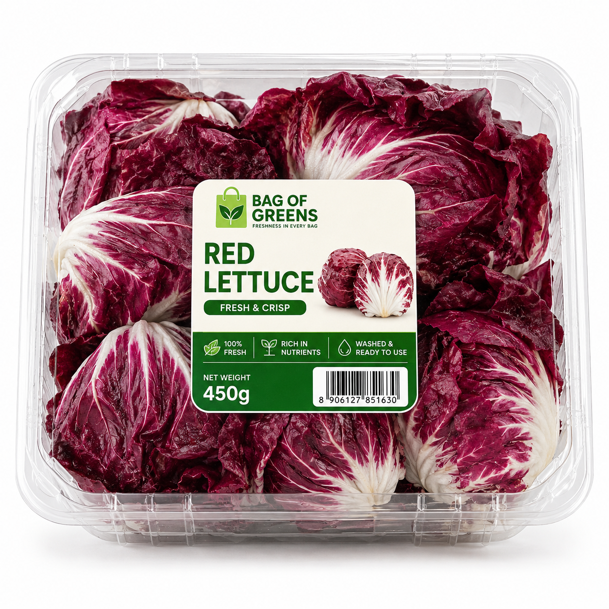 Red Lettuce - Bag of Green