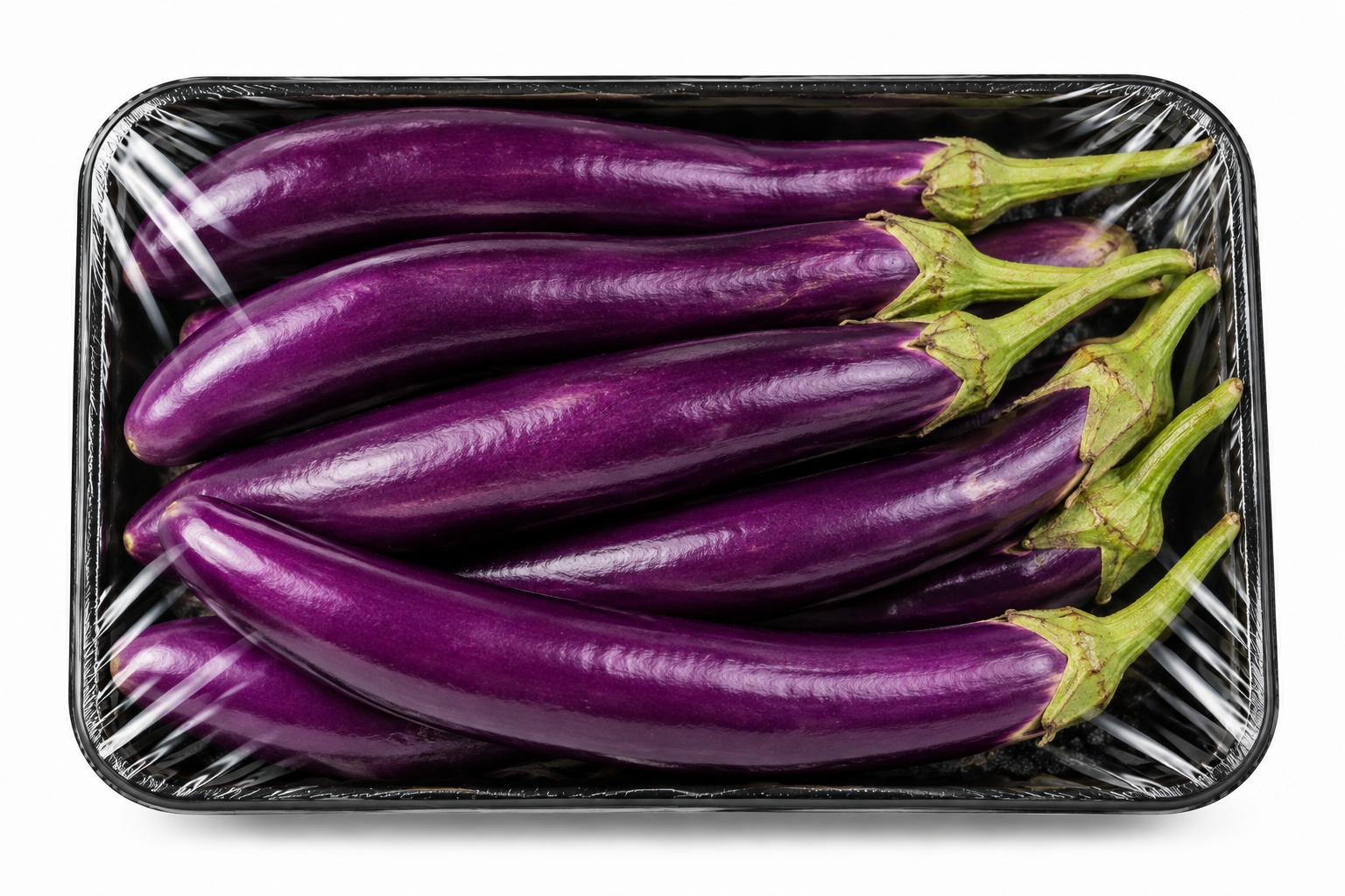 Fresh Purple Long Eggplant
