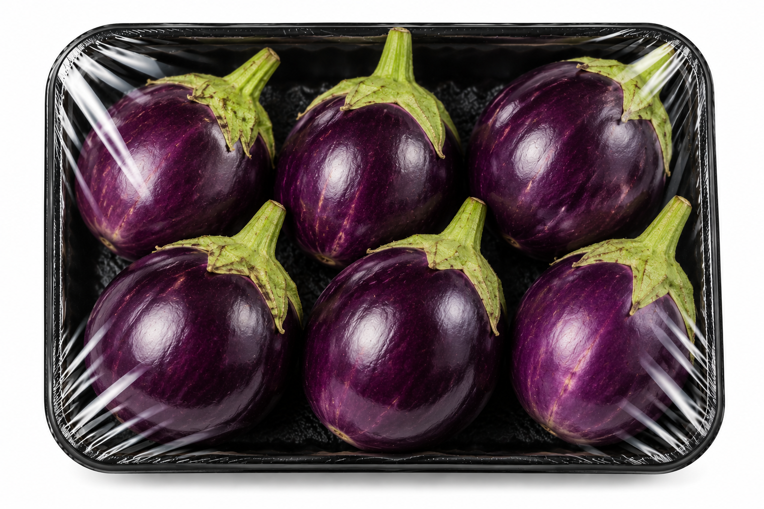 Fresh eggplant purple