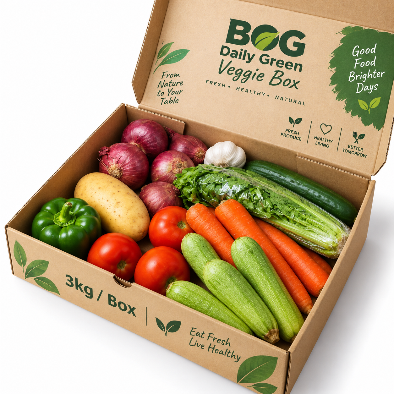 Daily Green Veggie Box - Bag of Green