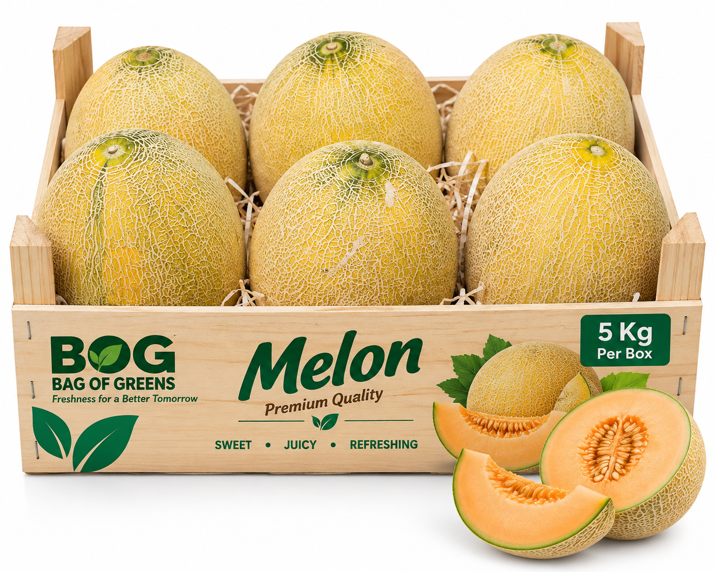 Sweet Melon BOX - Bag of Green
