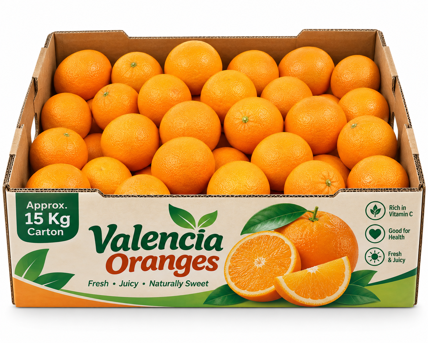 Valencia Oranges - Bag of Green