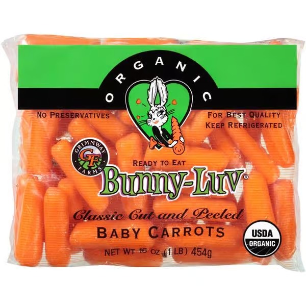 Bunny-Luv Organic Baby Carrots