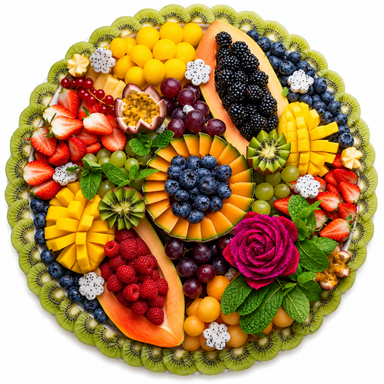 Rainbow Garden Fruit Platter