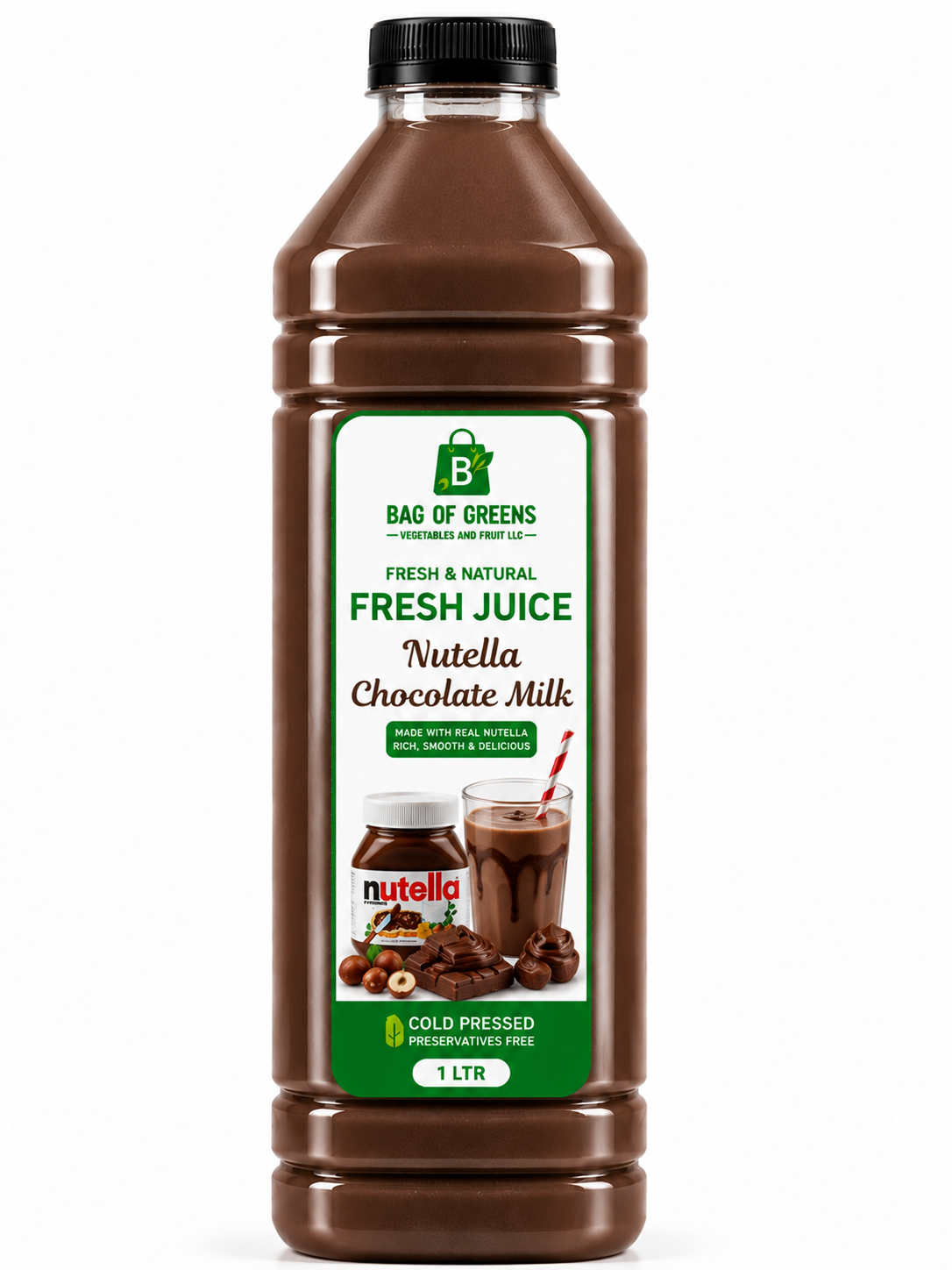 Nutella chocolate milk
