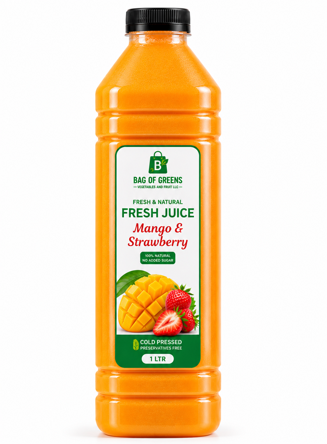 Fresh Juice Mango and strawberry