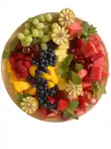 Round Fresh Fruit Platter