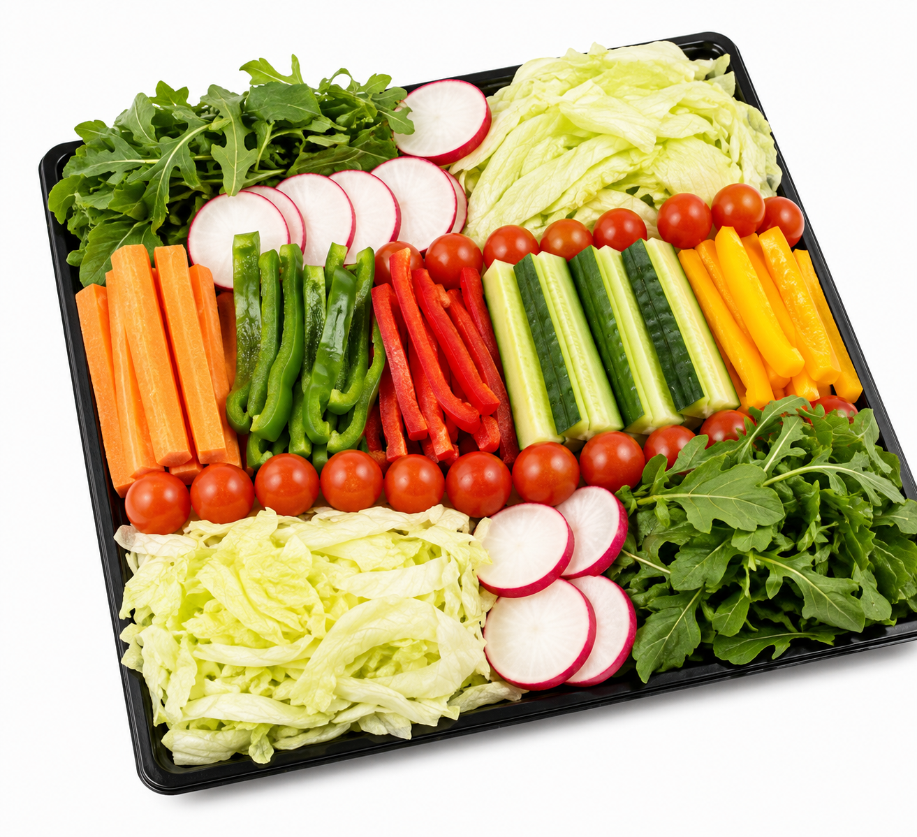 Mixed Square Vegetable Platter (30x30cm) 1 pack