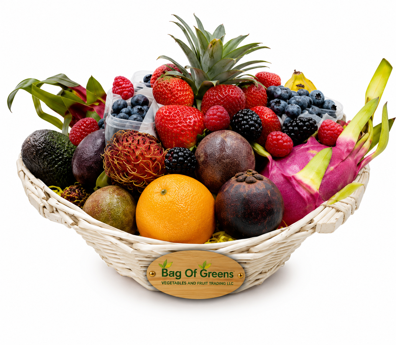 Exotic Fruit Gift Basket (Regular)